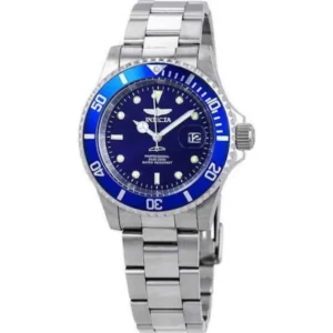 Invicta Pro Diver Ανδρικό Ρολόι 40mm Μπαταρίας με Ασημί Μεταλλικό Μπρασελέ - 26971