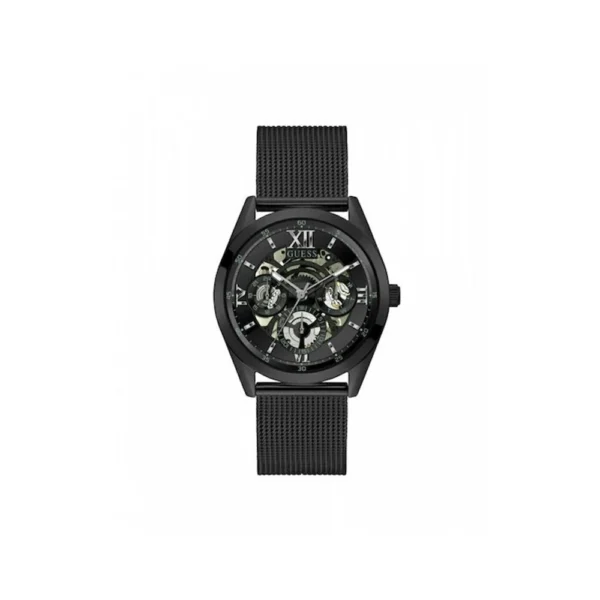 Guess Ανδρικό Ρολόι 40mm Μπαταρίας με Μαύρο Μεταλλικό Μπρασελέ – GW0368G3