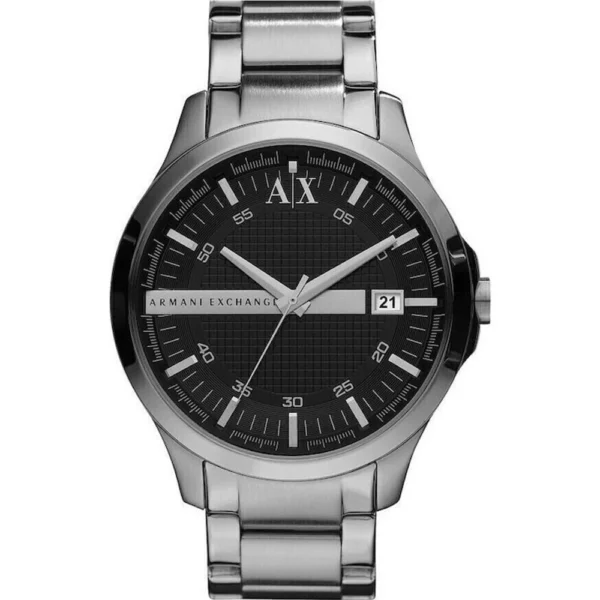 Armani Exchange Ανδρικό Ρολόι 46mm Μπαταρίας με Ασημί Μεταλλικό Μπρασελέ – AX2103