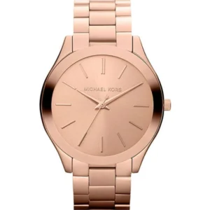 Michael Kors Runway Γυναικείο Ρολόι 42mm Μπαταρίας με Ροζ Χρυσό Μεταλλικό Μπρασελέ - MK3197
