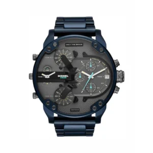 Diesel Mr Daddy 2.0 Ανδρικό Ρολόι 57mm Χρονογράφος Μπαταρίας με Μαύρο Μεταλλικό Μπρασελέ - DZ7414