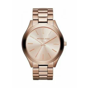 Michael Kors Runway Γυναικείο Ρολόι 34mm Μπαταρίας με Ροζ Χρυσό Μεταλλικό Μπρασελέ - MK3205