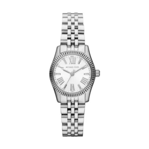 Michael Kors Lexington Γυναικείο Ρολόι 26mm Μπαταρίας με Ασημί Μεταλλικό Μπρασελέ - MK3228