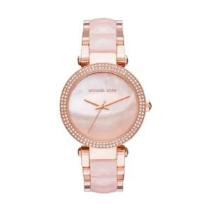 Michael Kors Parker Γυναικείο Ρολόι 39mm Μπαταρίας με Ροζ Χρυσό Μεταλλικό Μπρασελέ - MK6402