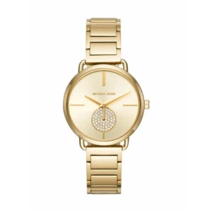 Michael Kors Portia Γυναικείο Ρολόι 36.5mm Χρονογράφος Μπαταρίας με Χρυσό Μεταλλικό Μπρασελέ - MK3639