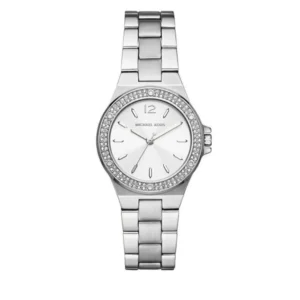 Michael Kors Lennox Γυναικείο Ρολόι 33mm Μπαταρίας με Ασημί Μεταλλικό Μπρασελέ - MK7280