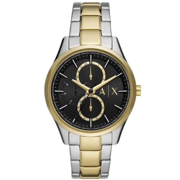 Armani Exchange Dante Ανδρικό Ρολόι 42mm Μπαταρίας με Ασημί Μεταλλικό Μπρασελέ – AX1865