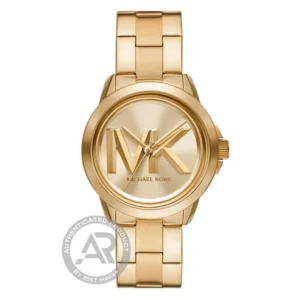 Michael Kors Bryn Γυναικείο Ρολόι 40mm Μπαταρίας με Χρυσό Μεταλλικό Μπρασελέ - MK7317