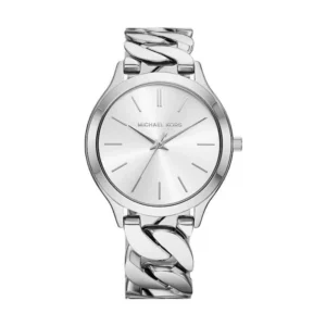 Michael Kors Runway Γυναικείο Ρολόι 38mm Χρονογράφος Μπαταρίας με Ασημί Μεταλλικό Μπρασελέ - MK7474