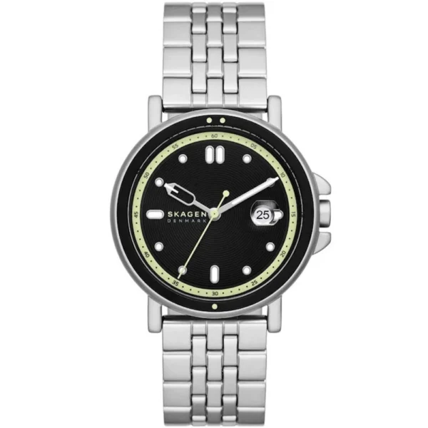 Skagen Ανδρικό Ρολόι 40mm Μπαταρίας με Ασημί Μεταλλικό Μπρασελέ – SKW6919