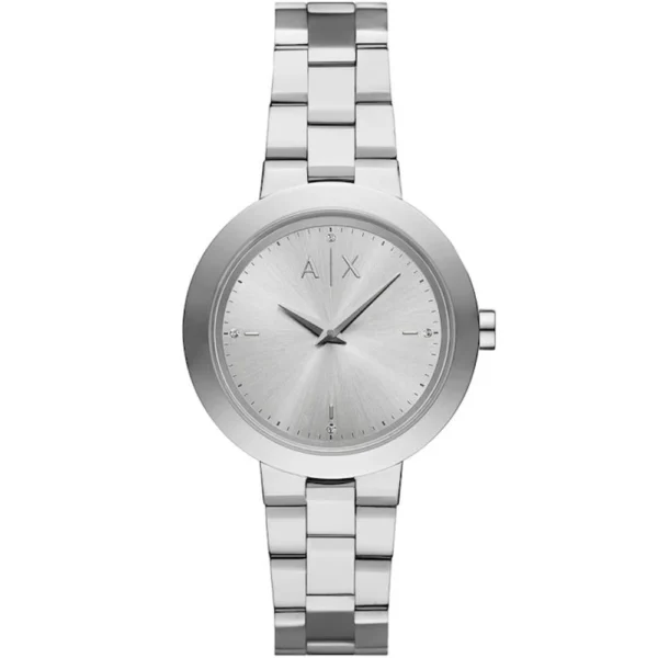 Armani Exchange Γυναικείο Ρολόι 36mm Μπαταρίας με Ασημί Μεταλλικό Μπρασελέ – AX5170