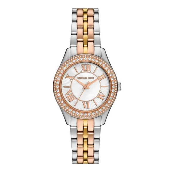Michael Kors Harlowe Γυναικείο Ρολόι 33mm Μπαταρίας με Ασημί Μεταλλικό Μπρασελέ – MK4846