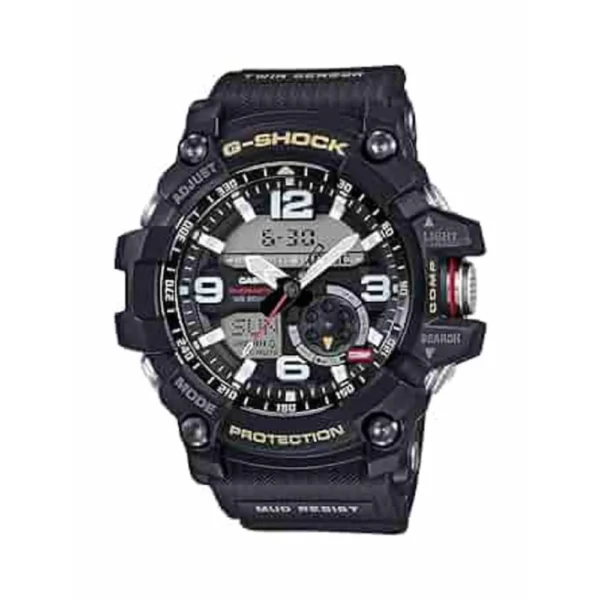 Casio G-shock Ψηφιακό Ανδρικό Ρολόι Μπαταρίας με Μαύρο Καουτσούκ Λουράκι – GG-1000-1AER