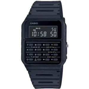 Ρολόι CASIO Vintage Edgy Chronograph Black Rubber Strap - CA-53WF-1BEF