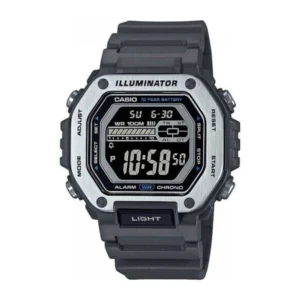 Casio Classic Ψηφιακό Ανδρικό Ρολόι Μπαταρίας με Γκρι Καουτσούκ Λουράκι - MWD-110H-8BVDF