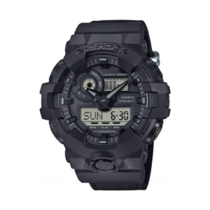 Casio G-shock Αναλογικό/Ψηφιακό Ανδρικό Ρολόι 53.5mm Χρονογράφος Μπαταρίας με Μαύρο Καουτσούκ Λουράκι - GA-700BCE-1AER