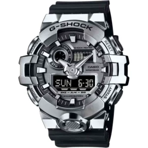 Ρολόι G-SHOCK G-Steel Dual Time Chronograph Black Plastic Strap - GM-700-1AER