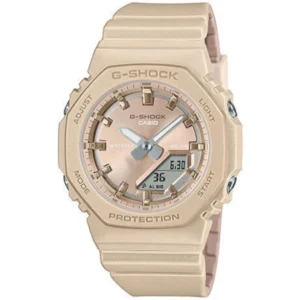 Casio G-shock Γυναικείο Ρολόι 40.2mm Χρονογράφος Μπαταρίας με Λευκό Καουτσούκ Λουράκι - GMA-P2100ST-9AER