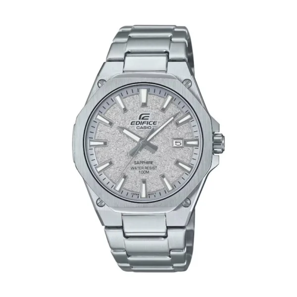 Casio Edifice Ανδρικό Ρολόι Μπαταρίας με Ασημί Μεταλλικό Μπρασελέ – EFR-S108DE-8AVUEF