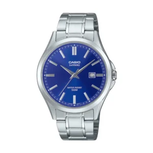 Casio Ανδρικό Ρολόι 41mm Μπαταρίας με Ασημί Μεταλλικό Μπρασελέ - MTS-115D-2A1