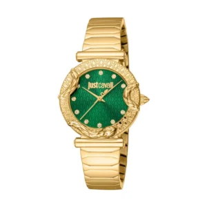 Just Cavalli Γυναικείο Ρολόι 32mm Μπαταρίας με Χρυσό Μεταλλικό Μπρασελέ - JC1L234M0235