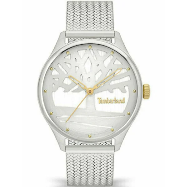 Timberland Lincolndale Γυναικείο Ρολόι 38mm Μπαταρίας με Ασημί Μεταλλικό Μπρασελέ – TDWLG2200303