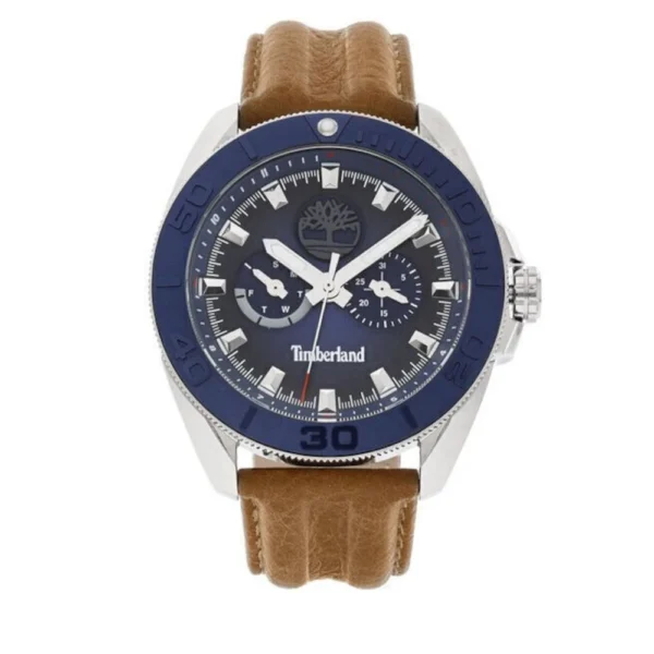Timberland Fairhill Ανδρικό Ρολόι 44mm Χρονογράφος Μπαταρίας με Καφέ Δερμάτινο Λουράκι – TDWGF2200903
