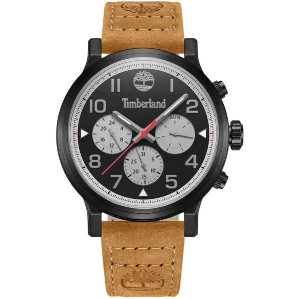 Ρολόι TIMBERLAND Pancher Brown Leather Strap – TDWGF0028902