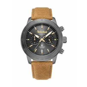 Timberland Raynham Ανδρικό Ρολόι Χρονογράφος Μπαταρίας με Καφέ Δερμάτινο Λουράκι - TDWGF0075102