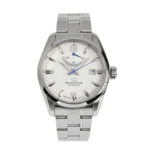 Orient Star Ανδρικό Ρολόι 39mm Αυτόματο με Ασημί Μεταλλικό Μπρασελέ - RE-AU0006S00B