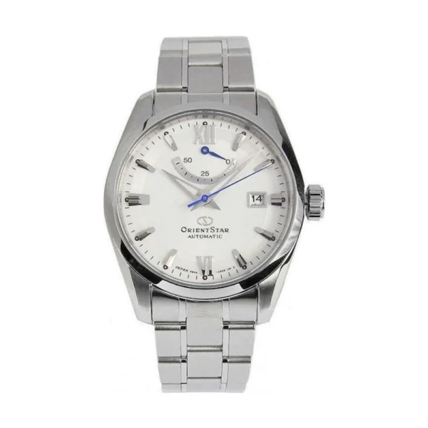 Orient Star Ανδρικό Ρολόι 39mm Αυτόματο με Ασημί Μεταλλικό Μπρασελέ – RE-AU0006S00B