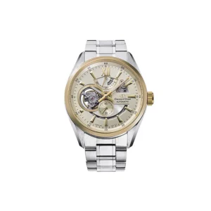 Orient Contemporary Ανδρικό Ρολόι 42mm Αυτόματο με Ασημί Μεταλλικό Μπρασελέ - RE-AV0124G00B