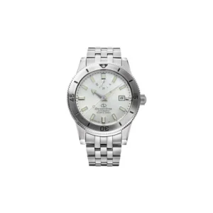 Orient Star Ανδρικό Ρολόι 41mm Αυτόματο με Ασημί Μεταλλικό Μπρασελέ - RE-AU0502S00B