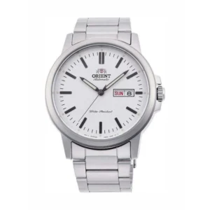 Orient Ανδρικό Ρολόι 41.9mm Αυτόματο με Ασημί Μεταλλικό Μπρασελέ - RA-AA0C03S39B