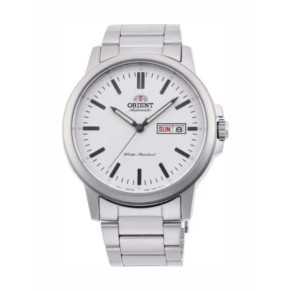 Orient Ανδρικό Ρολόι 41.9mm Αυτόματο με Ασημί Μεταλλικό Μπρασελέ – RA-AA0C03S39B