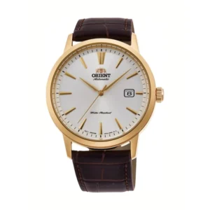 Orient Ανδρικό Ρολόι 41.6mm Αυτόματο με Καφέ Δερμάτινο Λουράκι - RA-AC0F04S30B