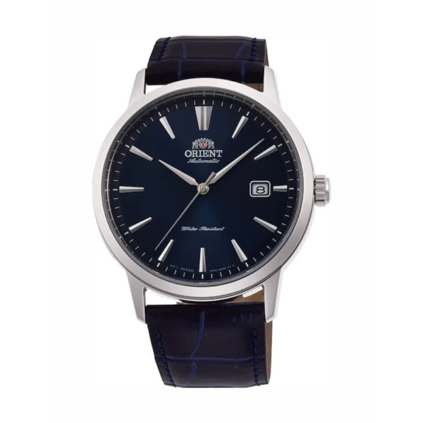 Orient Ανδρικό Ρολόι 41.6mm Αυτόματο με Μπλε Δερμάτινο Λουράκι – RA-AC0F06L30B