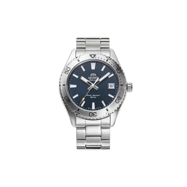 Orient Mako 40 Sports Diver Ανδρικό Ρολόι Αυτόματο με Ασημί Μεταλλικό Μπρασελέ – RA-AC0Q02L30B