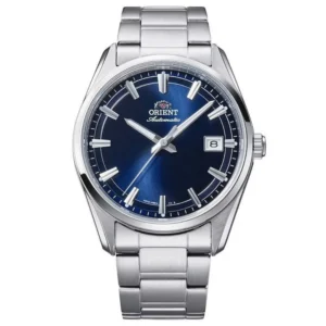 Orient Contemporary Ανδρικό Ρολόι Αυτόματο με Ασημί Μεταλλικό Μπρασελέ