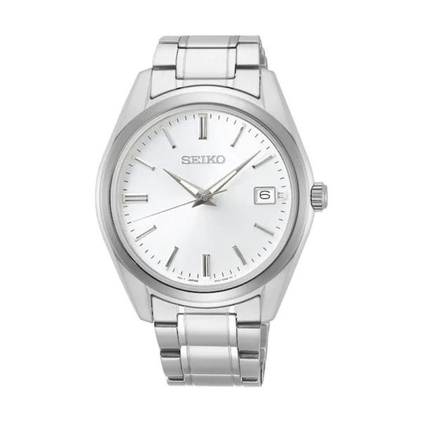 Seiko Conseptual Ανδρικό Ρολόι 40.2mm Μπαταρίας με Ασημί Μεταλλικό Μπρασελέ – SUR307P1