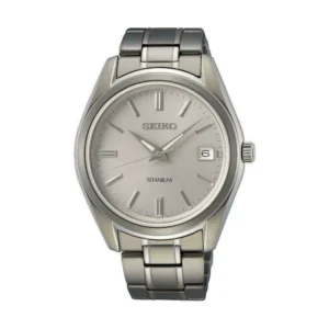 Seiko Ανδρικό Ρολόι 40.2mm Μπαταρίας με Ασημί Μεταλλικό Μπρασελέ - SUR369P1