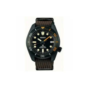 Seiko Prospex Sea The Black Series Limited Edition 1968 Ανδρικό Ρολόι 42mm Αυτόματο με Καφέ Υφασμάτινο Λουράκι - SPB255J1