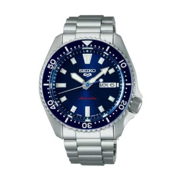 Seiko 5 Skx Series Ανδρικό Ρολόι Αυτόματο με Ασημί Μεταλλικό Μπρασελέ – SRPL83K1