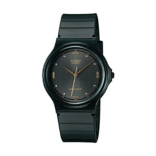 Casio Ανδρικό Ρολόι Μπαταρίας με Μαύρο Καουτσούκ Λουράκι – MQ-76-1ALDF