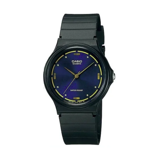 Casio Ανδρικό Ρολόι Μπαταρίας με Μαύρο Καουτσούκ Λουράκι – MQ-76-2ALDF