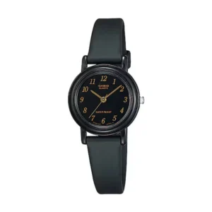 Casio Γυναικείο Ρολόι 25mm Μπαταρίας με Μαύρο Δερμάτινο Λουράκι - LQ-139AMV-1L