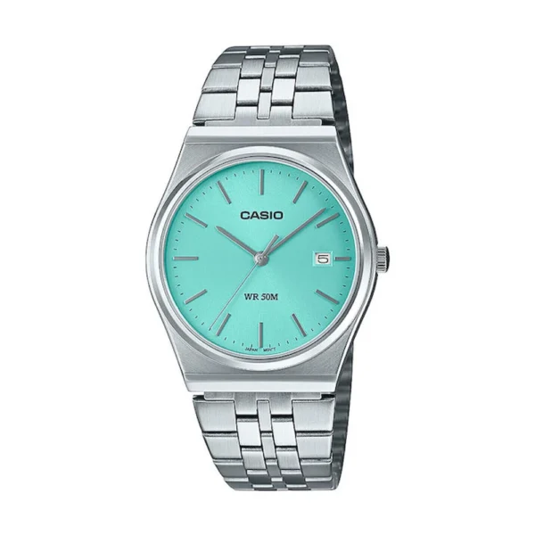 Casio Collection Ανδρικό Ρολόι 35mm Μπαταρίας με Ασημί Μεταλλικό Μπρασελέ – LW-200-1BVEF