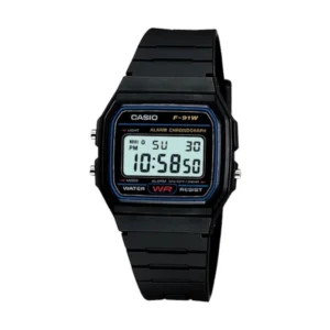 Casio Ψηφιακό Ανδρικό Ρολόι Μπαταρίας με Μαύρο Καουτσούκ Λουράκι - MTP-1375L-7AVEF