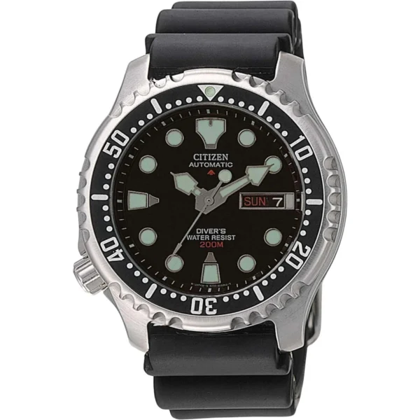 Ρολόι CITIZEN Promaster Divers Automatic Black Synthetic Strap – NY0040-09EE