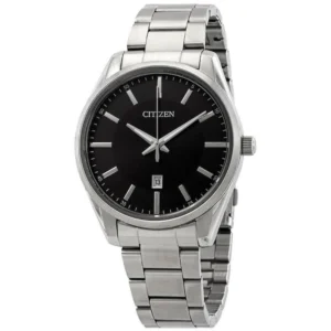 Citizen Ανδρικό Ρολόι 42mm Μπαταρίας με Ασημί Μεταλλικό Μπρασελέ - BI1030-53E